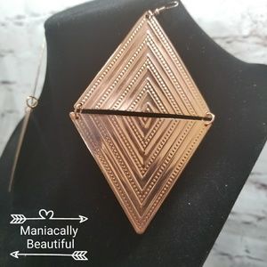 Bronze Foil Earrings